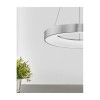 Suspension RANDO THIN Argent LED 50 W NOVA LUCE 9453456