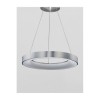 Suspension RANDO THIN Argent LED 50 W NOVA LUCE 9453456