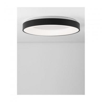 Plafonnier RANDO THIN Sable Noir LED 50 W 3000K NOVA LUCE 9353853