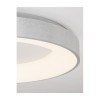 Plafonnier RANDO THIN Argent Brossé LED 50 W NOVA LUCE 9353856