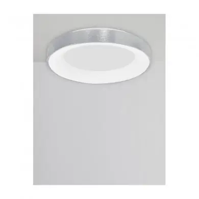 Plafonnier RANDO THIN Argent Brossé LED 50 W NOVA LUCE 9353856