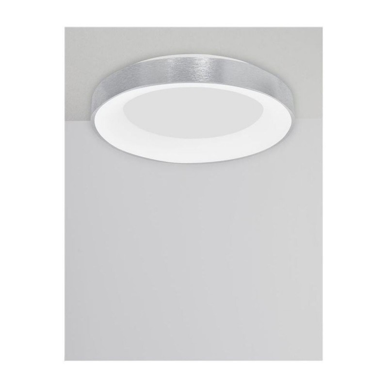 Plafonnier RANDO THIN Argent Brossé LED 50 W NOVA LUCE 9353856