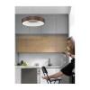 Suspension RANDO THIN Café Brossé LED 30 W NOVA LUCE 9453433