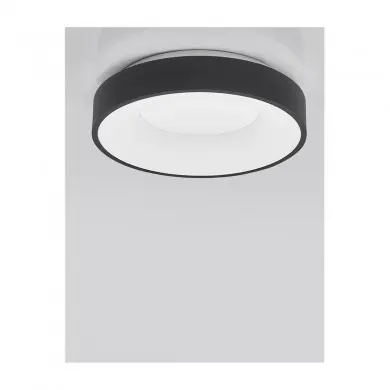 Plafonnier RANDO THIN Sable Noir LED 30 W NOVA LUCE 9353831