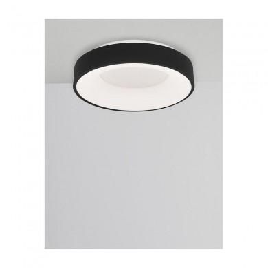 Plafonnier RANDO THIN Sable Noir LED 30 W NOVA LUCE 9353831