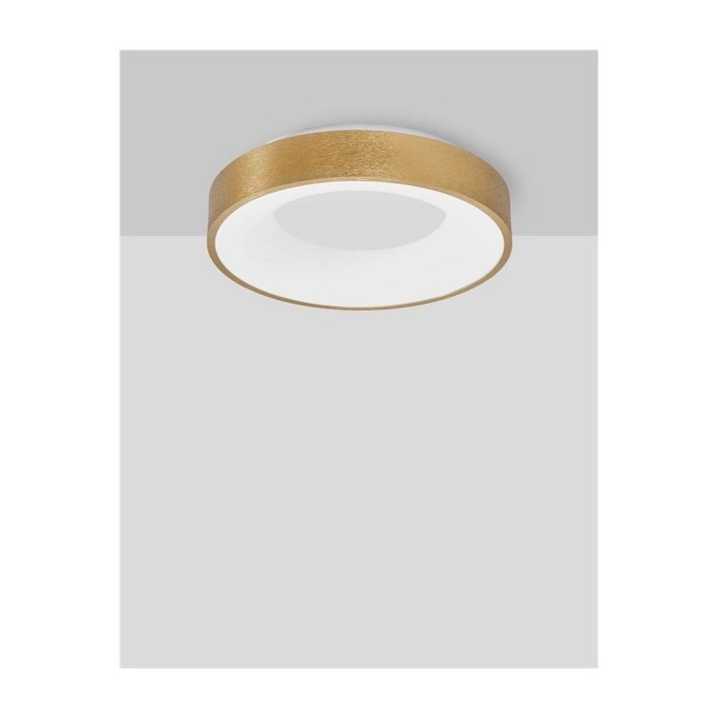 Plafonnier RANDO THIN Or Brossé LED 30 W NOVA LUCE 9353832