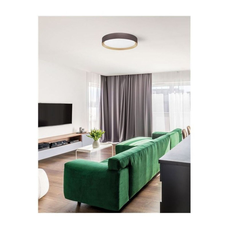 Plafonnier LUTON Marron LED 47 W NL_9818451 9818451 Plafonnier LUTON Marron LED 47 W NOVA LUCE 9818451