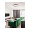 Plafonnier LUTON Marron LED 47 W NOVA LUCE 9818451