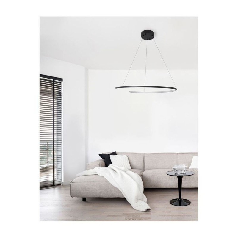 Suspension BREDA Noir LED 30 W NOVA LUCE 9010023