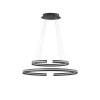 Suspension TORRENTE Noir LED 55 W NOVA LUCE 9392011