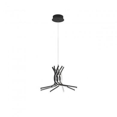 Suspension NORINE Sable Noir LED 50 W NOVA LUCE 9100282