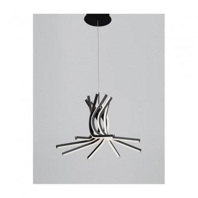Suspension NORINE Sable Noir LED 50 W NOVA LUCE 9100282