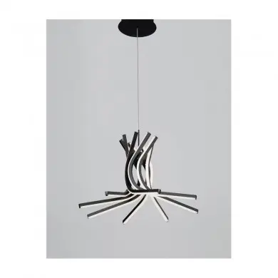 Suspension NORINE Sable Noir LED 50 W NL_9100282 9100282 Suspension NORINE Sable Noir LED 50 W NOVA LUCE 9100282