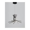 Suspension NORINE Sable Noir LED 50 W NOVA LUCE 9100282