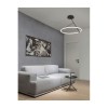 Plafonnier JANUS Sable Noir LED 30 W NOVA LUCE 9892161