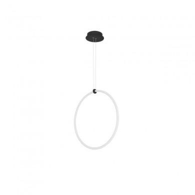 Suspension GIRDINO Sable Noir LED 30 W NOVA LUCE 9892163