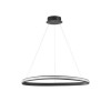 Suspension ARIES Noir LED 32 W NOVA LUCE 9357064