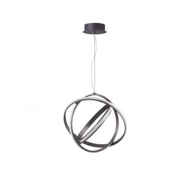 Suspension Boule PERTONE Noir Violet LED 53 W NOVA LUCE 9365012