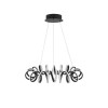 Suspension ZINIA Noir LED 45 W NOVA LUCE 9817461