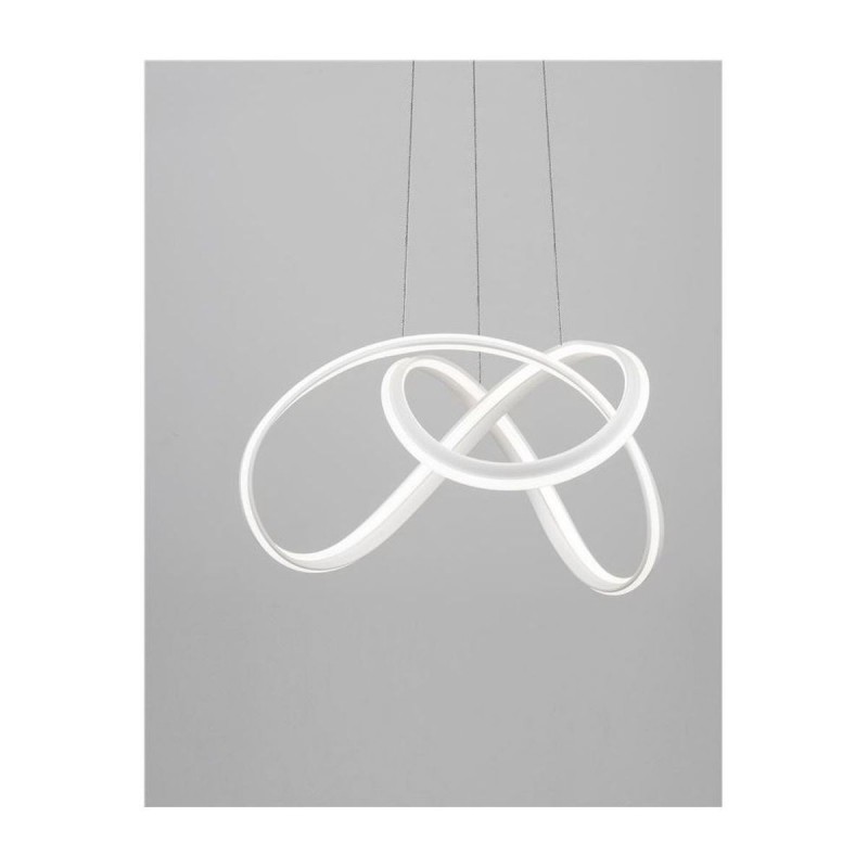 Suspension TRUNO Blanc LED 60 W NOVA LUCE 9104721