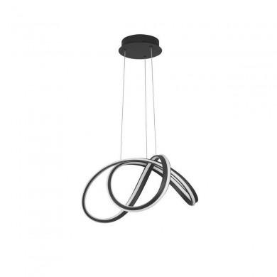 Suspension TRUNO Noir LED 60 W NOVA LUCE 9104722