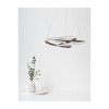 Suspension MENTON Café Marron LED 43 W NOVA LUCE 9147113