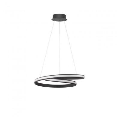 Suspension MALVI Sable Noir LED 32 W NOVA LUCE 9357042