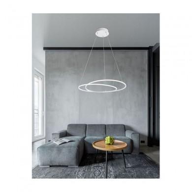 Suspension VIAREGGIO Blanc LED 29 W NOVA LUCE 8101202