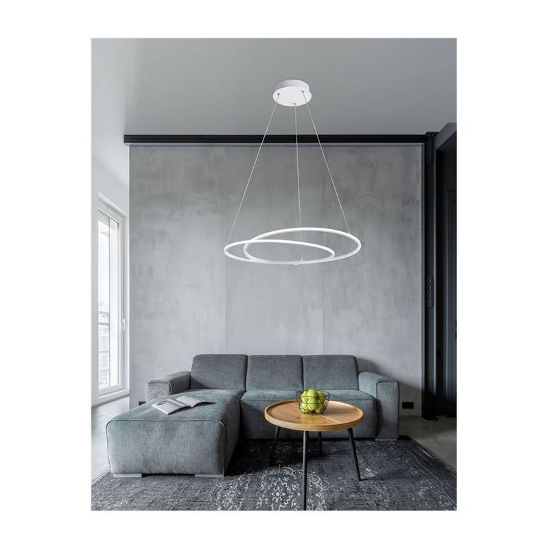 Suspension VIAREGGIO Blanc LED 29 W NOVA LUCE 8101202