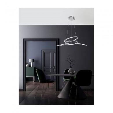 Suspension DANTE Chrome LED 39 W NOVA LUCE 9008011