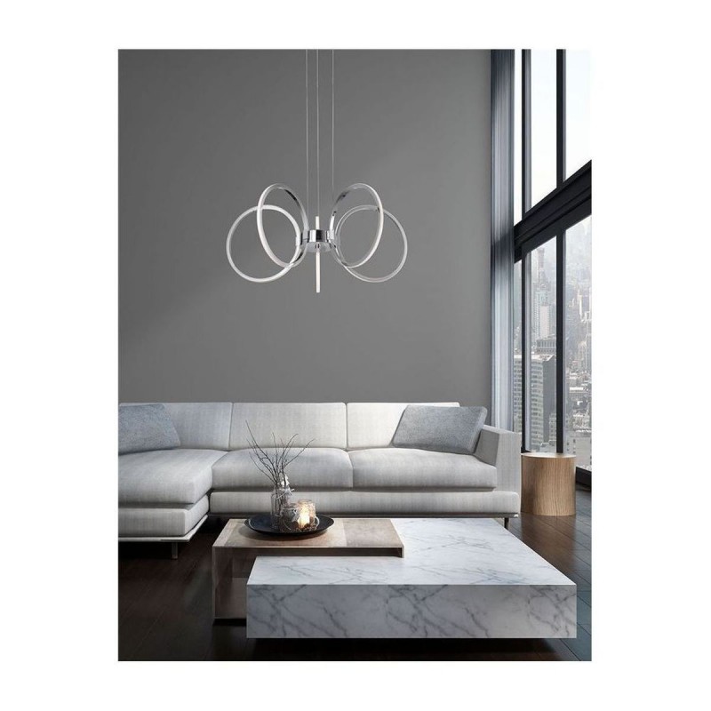 Suspension VALLERTI Chrome LED 31 W NOVA LUCE 81008601
