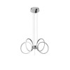 Suspension VALLERTI Chrome LED 31 W NOVA LUCE 81008601