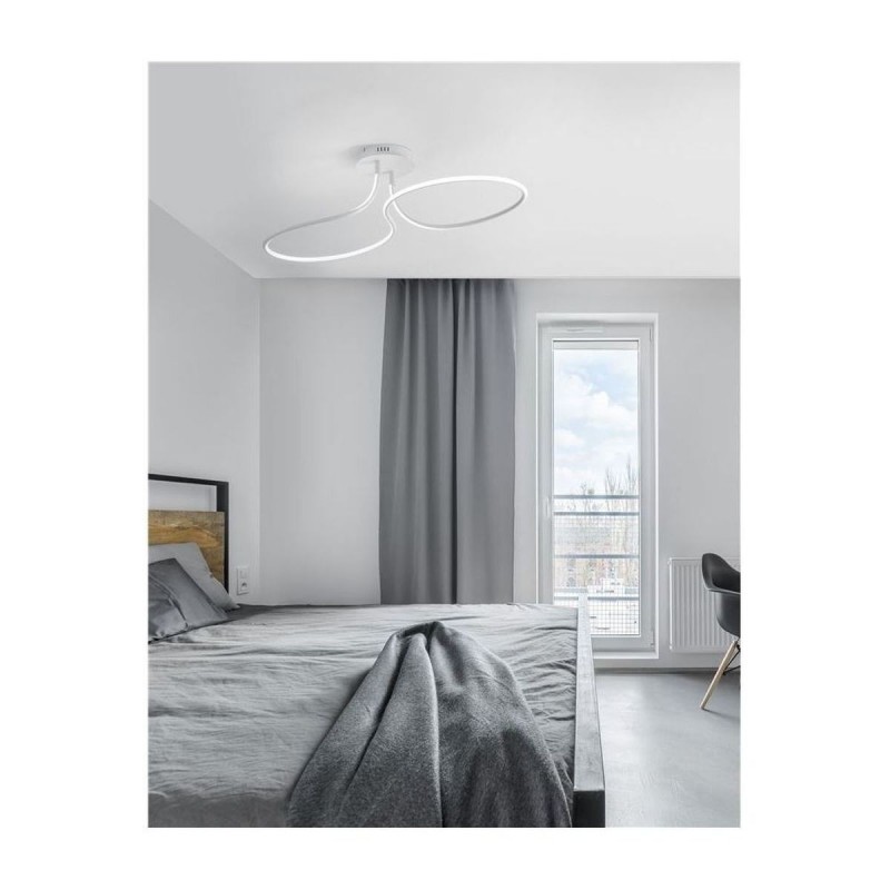 Plafonnier FUNGO Blanc LED 47 W NL_9357087 9357087 Plafonnier FUNGO Blanc LED 47 W NOVA LUCE 9357087