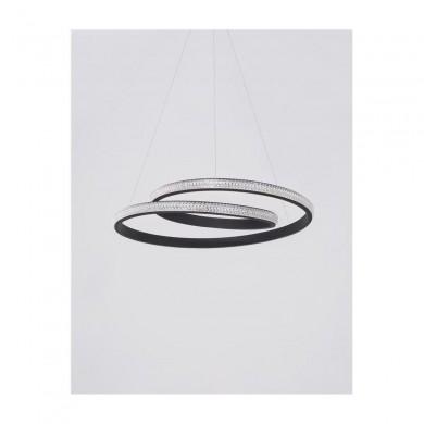 Suspension GRANIA Sable Noir Led 25 W NOVA LUCE 9818511