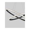Suspension NAGER Sable Noir LED 45 W NOVA LUCE 9481092