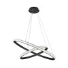Suspension NAGER Sable Noir LED 45 W NOVA LUCE 9481092