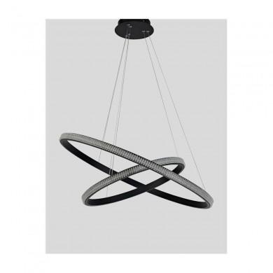 Suspension NAGER Sable Noir LED 45 W NOVA LUCE 9481092