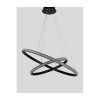 Suspension NAGER Sable Noir LED 45 W NOVA LUCE 9481092