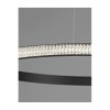 Suspension NAGER Sable Noir LED 29 W NOVA LUCE 9481091
