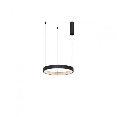 Suspension PRESTON Sable Noir LED 25 W NOVA LUCE 9865140