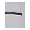 Suspension PRESTON Sable Noir LED 50 W NOVA LUCE 9865180
