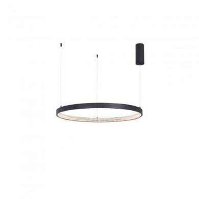 Suspension PRESTON Sable Noir LED 50 W NOVA LUCE 9865180