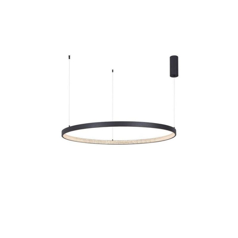 Suspension PRESTON Sable Noir LED 60 W NOVA LUCE 9865110