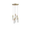 Suspension KOVAC Or LED G9 6x5 W NOVA LUCE 9160196