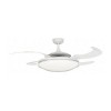 Ventilateur Rétractable Evo2 122cm Blanc Rétractable BOUTICA DESIGN 210930