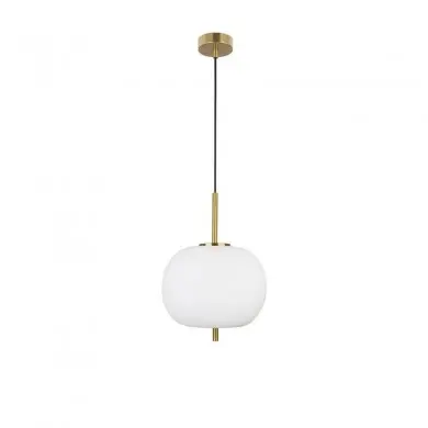 Suspension LATO Or & Blanc LED E27 1x12 W L30 NOVA LUCE 9624061