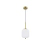 Suspension LATO Or & Blanc LED E14 1x5 W L16,5 NOVA LUCE 9624065