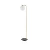 Lampadaire ALVAREZ Or & Noir LED E27 1x12 W NOVA LUCE 9136702