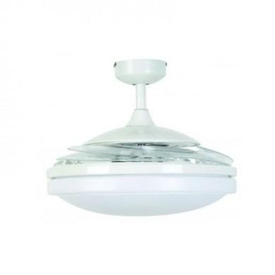 Ventilateur Rétractable Evo2 122cm Blanc Rétractable BOUTICA DESIGN 210930