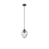 Suspension NORD Marron & Transparent LED E14 1x5 W L15 NOVA LUCE 838180